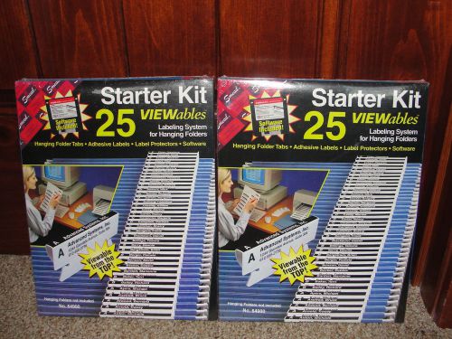 Smead Starter Kit labeling system for hanging folders 2 pkgs