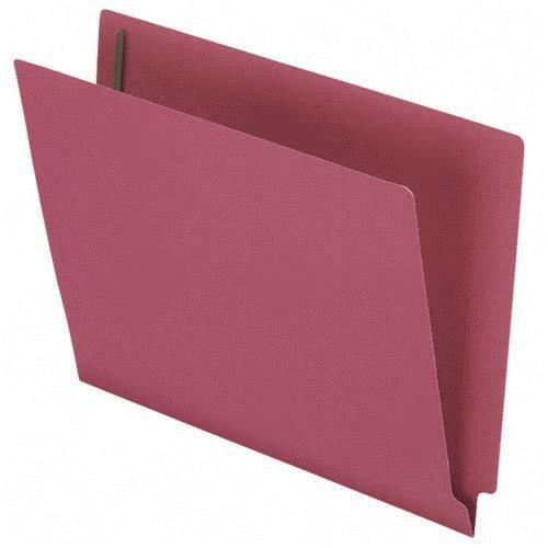 Box of 50 New Red Letter-size Oxford Esselte H10u13r  End Tab Folder w/ Fastener