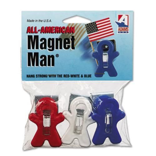 Adams All-american Magnet Man - 3 / Pack - Red, White, Blue (3303523241)