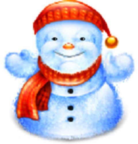 30 Custom Happy Snowman Personalized Address Labels