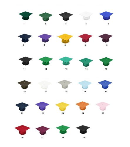 30 Personalized Return Address Graduation Hat Labels Buy 3 get 1 free (spx)