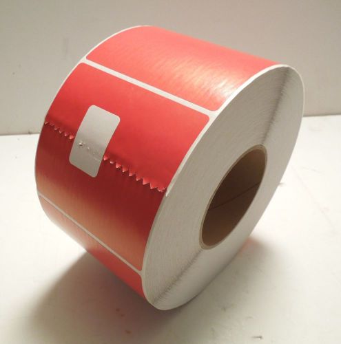 4 x 3&#034; Red Industrial Thermal Transfer Labels S-5956Y