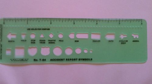 Timely traffic crash report accident template ruler