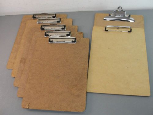 Office clipboard lot 7 rubbermaid home product wood metal full-size made in usa for sale