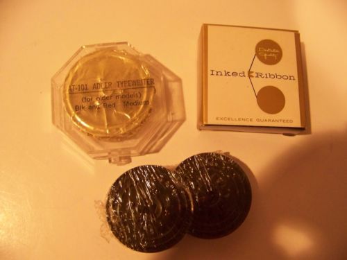 Vintage typewriter ribbons lot of 3 silk  adler at 101 t 19  still in packages for sale