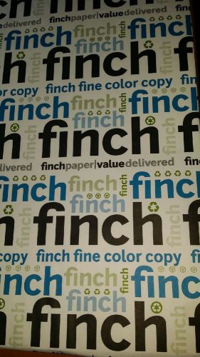 Finch Fine 11&#034; x 17&#034; 28 lbs Ultra Smooth Color Copy Paper, Bright White, 1 case