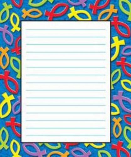 Trend Note Pad Christian Fish