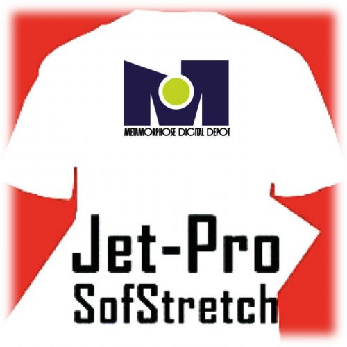 Jet pro sofstretch inkjet heat iron on transfer paper 8.5 x 11&#034; - 25 sheets for sale