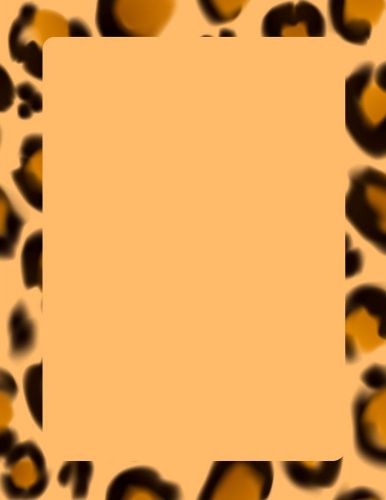 25 SHEETS CHEETAH PRINT PAPER Use With Printers, Craft Projects, Invitations