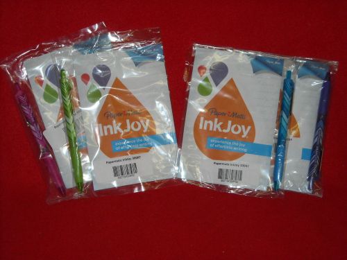 Lot of 4 Assorted Paper Mate InkJoy – 300RT Retro Wraps Ball Point Pens (PM-05)