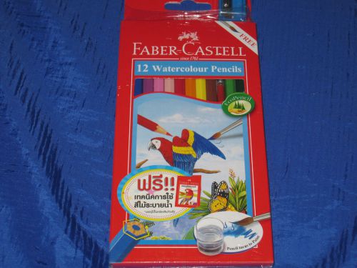 Faber-Castell 12 Watercolour box of 12 Coloured Pencils