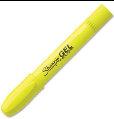(1) Sharpie Accent Gel Highlighter - Fluorescent Yellow Ink - New  (SAN1780478)