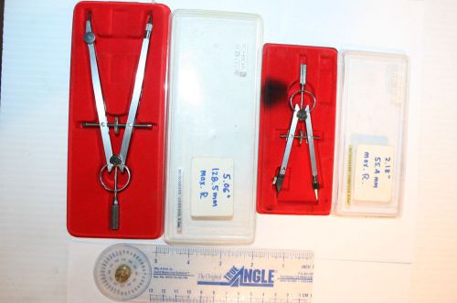 Uchida microsharp compass .5mm &amp; .3mm kd-type 705-0013 705-0002+true angle ruler for sale