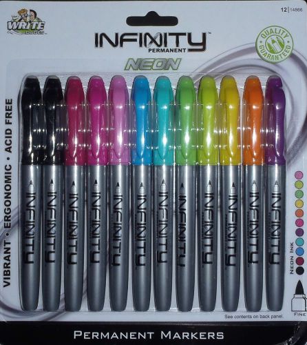 Infinity Permanent Markers Neon Ink