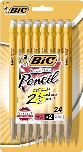 Bic Student&#039;s Choice Mechanical Pencil - #2 Pencil Grade - 0.9 Mm (mplwsp241)