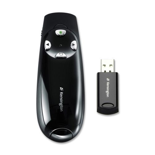 Kensington Presenter Pro Presentation Pointer - Laser - Wireless - Black-USB