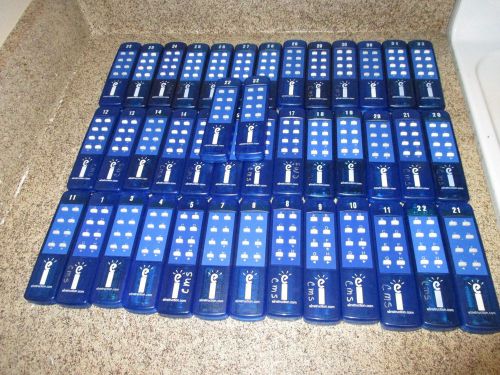 EINSTRUCTION CPS IR CLASSROOM REMOTE CLICKER MULTIPLE NUMBERS LOT OF 41