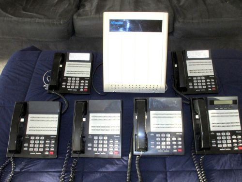 NITSUKO PBX Phone SYSTEM 28i KSU 92700  (6) Nitsuko Speaker phones