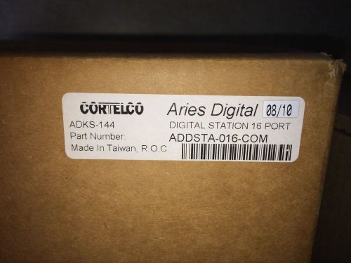 CORTELCO Aries Digital Telephone:ADKS-144 ADDSTA-016-COM Digital Station 16 Port
