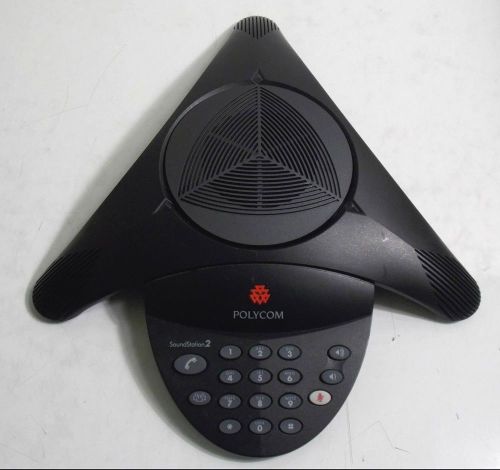 Polycom soundstation 2 basic conference phone station 2201-15100-001 w/o display for sale
