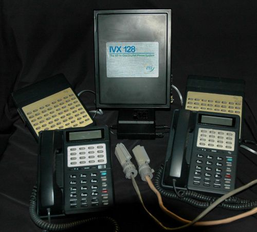 Esi ivx 128 digital phone system w / auto attendant &amp; call distribution for sale
