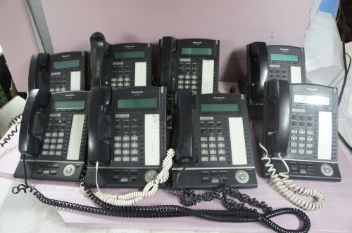 Lot of 8 Panasonic KX-T7630-B Telephone