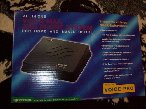 Voice Logic VP206 Voice Pro All In One Voice Mail And Phone System