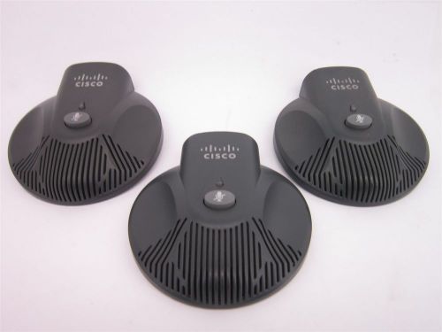 Lot Of 3 Cisco C J910 CJ910 External Microphones For VoIP Phones