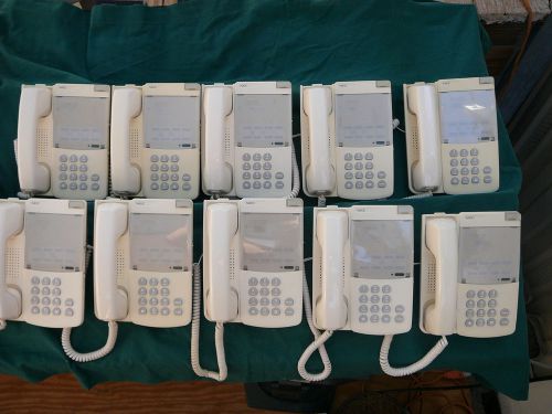 Lot Ten (10) Nice NEC DTerm Series III ETJ-1-1(SW) TEL Phones and Handsets