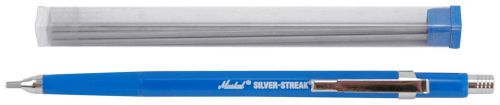 Markal 27016 Silver-Streak Round Metal Marker with 6 Refills Brand New!