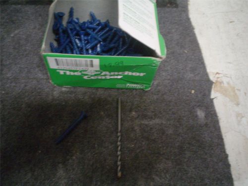 powers tapper+ concrete anchors 3/16&#034; x 1-3/4&#034; 100 ct box with tap bit