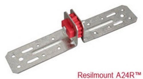 A24R Resilmount Joiner Bracket Clips, 100/Box Reducing Airborne Vibration