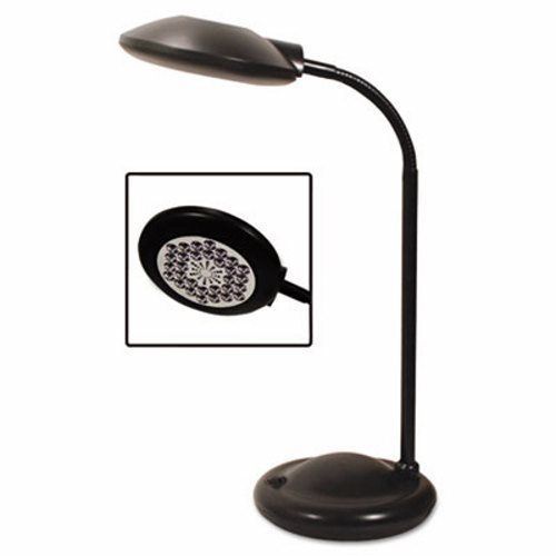 Ledu 30 LED Light Array Desk Lamp, Gooseneck, 21 x 5 1/2, Black (LEDL9071)
