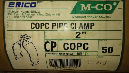 Copper coated pipe clamp / strut, 2 inch for sale