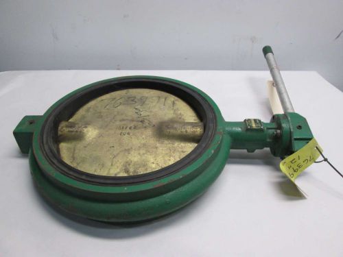 New demco 2156-1214339 12in manual steel wafer butterfly valve d390127 for sale