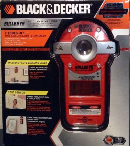 Black &amp; Decker Bullseye Auto Leveling Laser with Stud Sensor