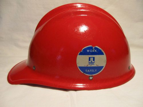 ED BULLARD 502 FIBERGLASS HARD HAT-VTG Jones Laughlin Steel