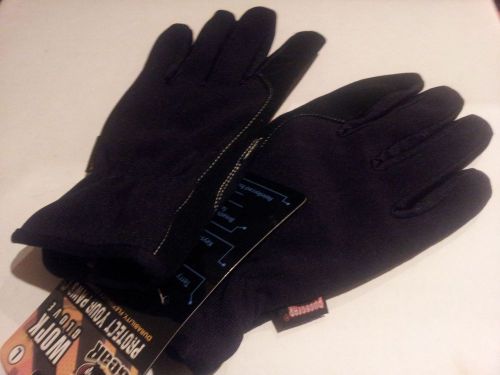 PUGS GEAR WORK GLOVES Black Size Large NWT