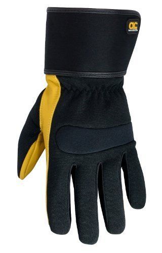 Custom Leathercraft 270XL Work Gloves with Top Grain Leather and Safety Cuff  X-