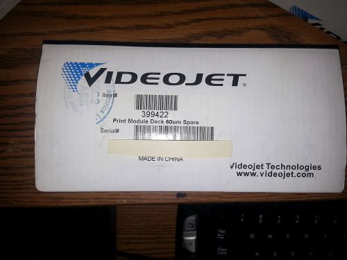 Videojet Print Module Deck 60um 399422 NEW IN BOX