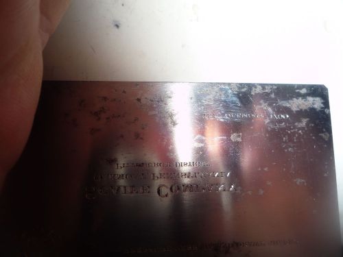 printing company plate for pittsburghs Scaife company
