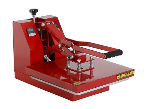 New digital  t-shirt heat transfer press sublimation machine 15 x 15 red for sale