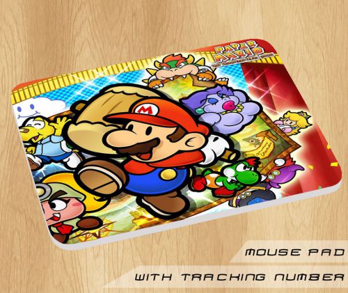 Super Mario Bros Logo Mouse Pad Mat Mousepad Hot Gift Game
