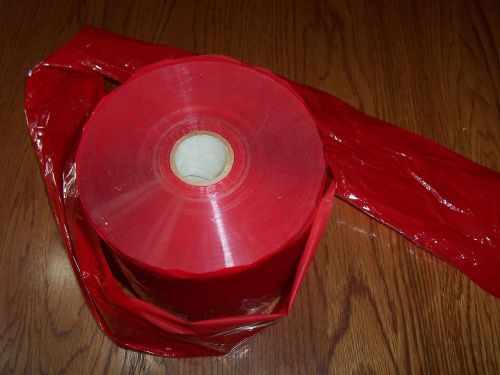 Partial Roll of Red Hot Stamp Foil used for Plastics (Wt. Approx. 3 lbs.)