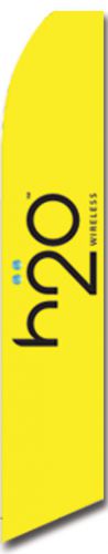 H2O WIRELESS  X-Large Swooper Flag - N-1760