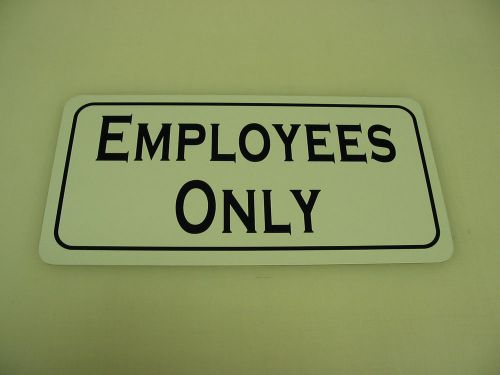 EMPLOYEES ONLY Tin Sign 4 Golf Course Pro Shop Garage Store Break Room Bathroom