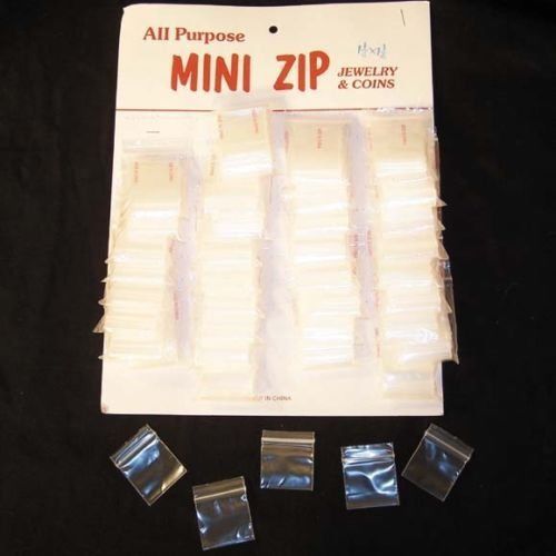 Mini Zip Lock Bags 1 X 1 Inch 1000 Bags
