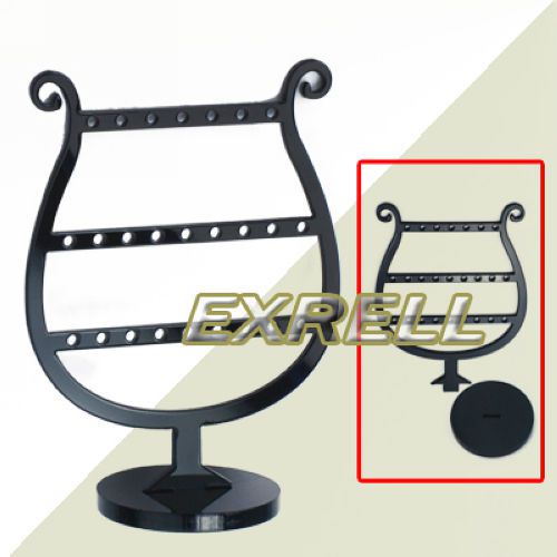 2x 25 hole earrings studs display stand showcase black for sale