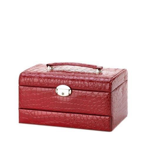 Red Large Jewelry Case Home Locomotion