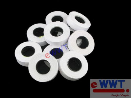 5000 pcs * New White Label Paper Tag for Motex MX-6600 Price Gun Labeler ZXOT309